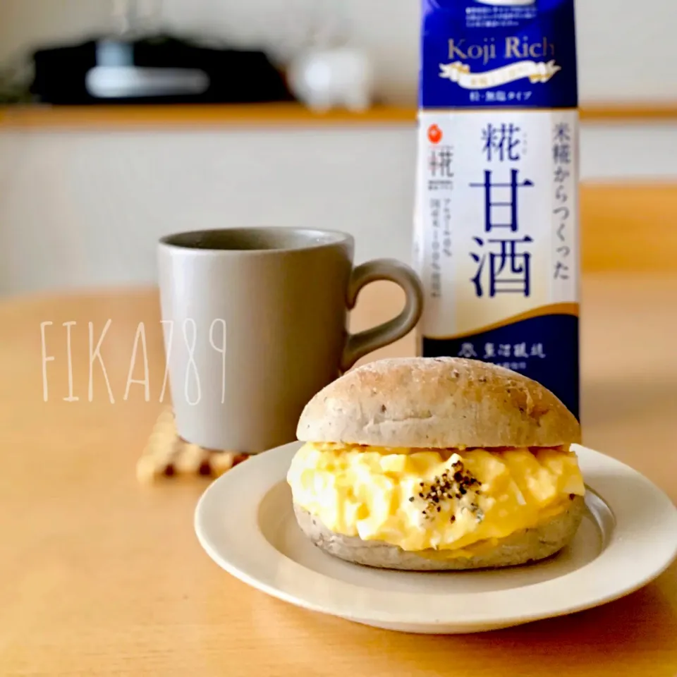 糀甘酒で優しい甘さの　卵サンド|FIKA789さん