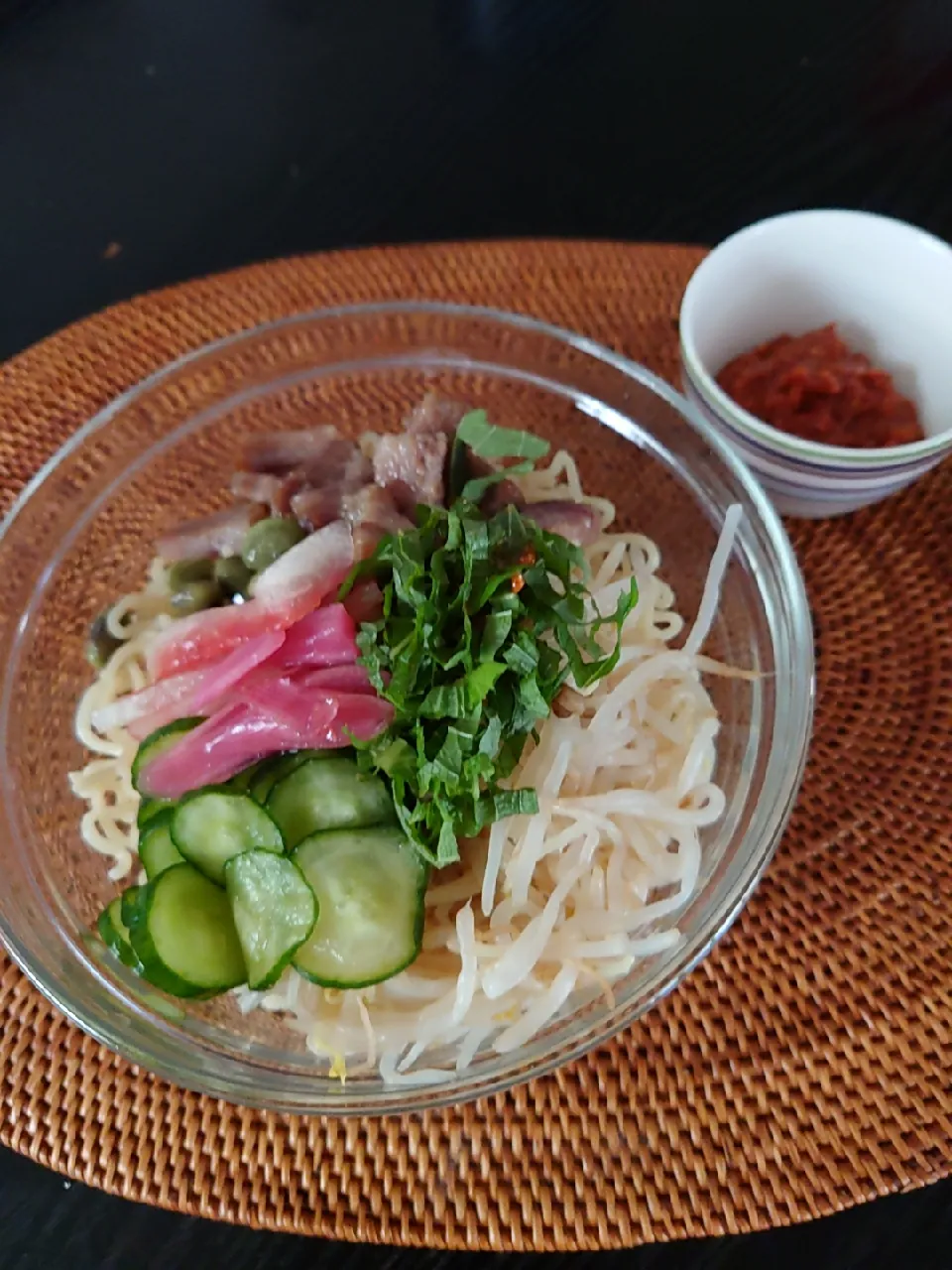 夏野菜たっぷりビビン麺|発酵大好きさん