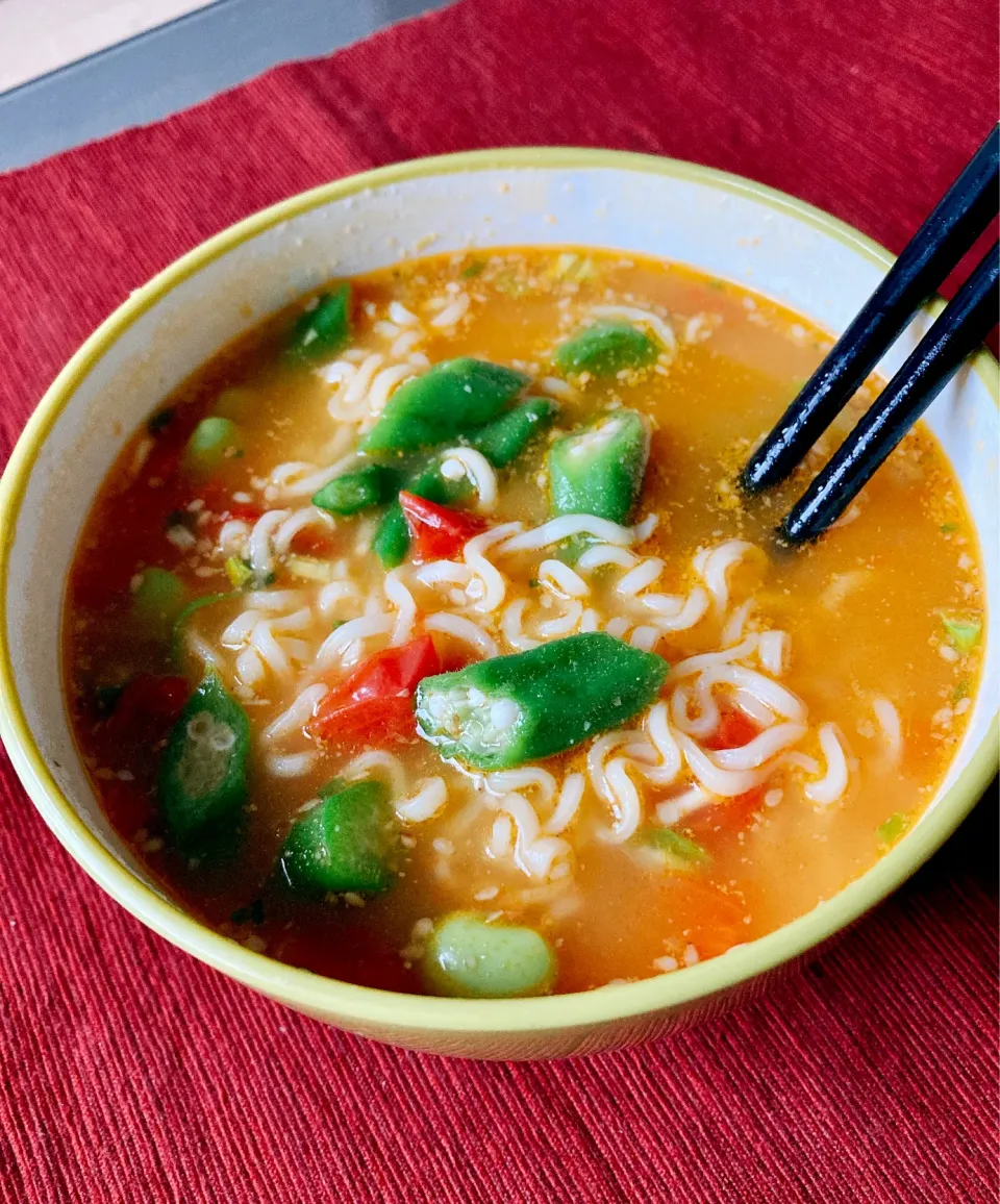 サッポロ一番塩ラーメン|花玉子さん