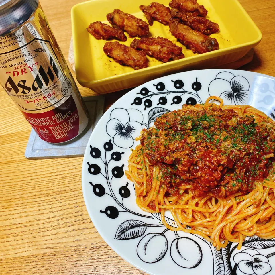 ミートソースパスタ🍝
チキチキボーン|naoさん