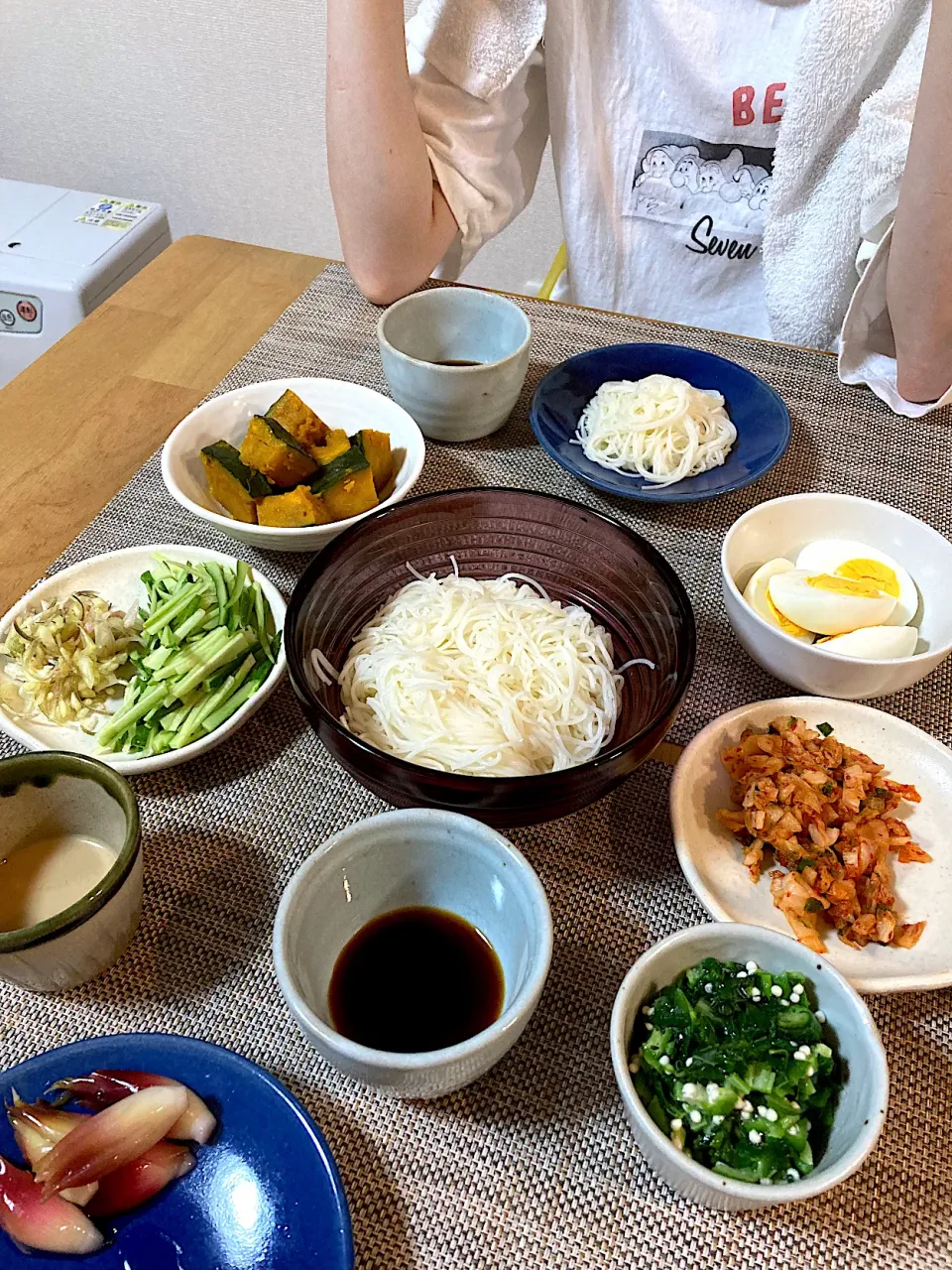 茹でない素麺　胡麻だれ・中華出汁・麺つゆ|小次郎さん