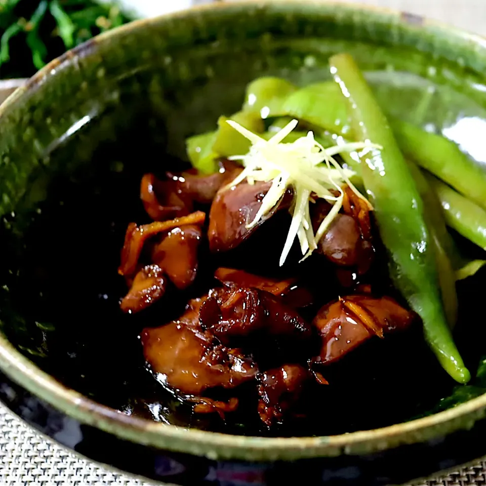 とだともさんの料理 砂肝とハツの甘辛お酢煮  だし香るとろける味噌入り|かおるさん