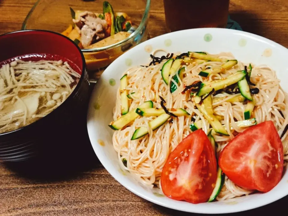 Snapdishの料理写真:晩ごはん（08/11/21）|はるさん