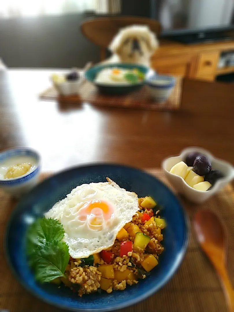 Snapdishの料理写真:朝ごはん☔！|まめころさん