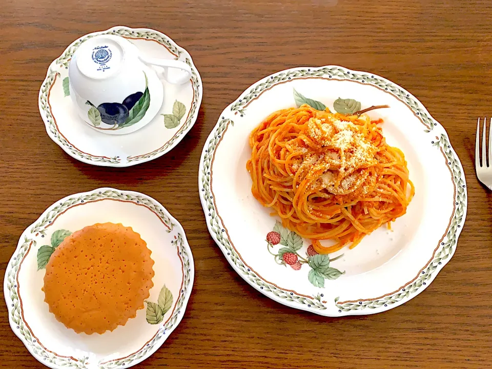 ツナとトマトのスパゲティ🍝今日の昼食20210820|rococoさん