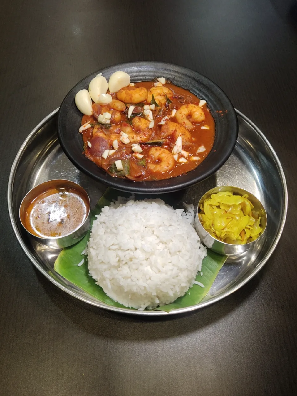 Chilli Grlic Prawn set meal|C.R.Thiruさん