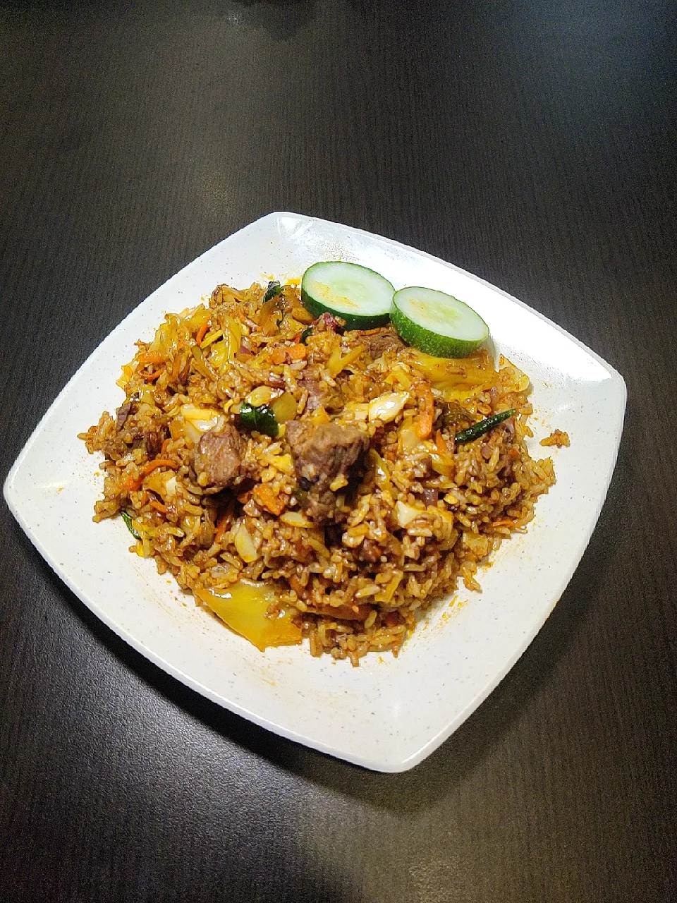 Karaikudi Mutton Fried Rice|C.R.Thiruさん