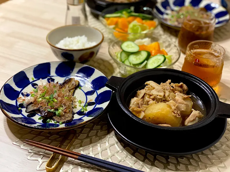 豚バラ大根／焼きなす|ひろさんとゆりさんさん