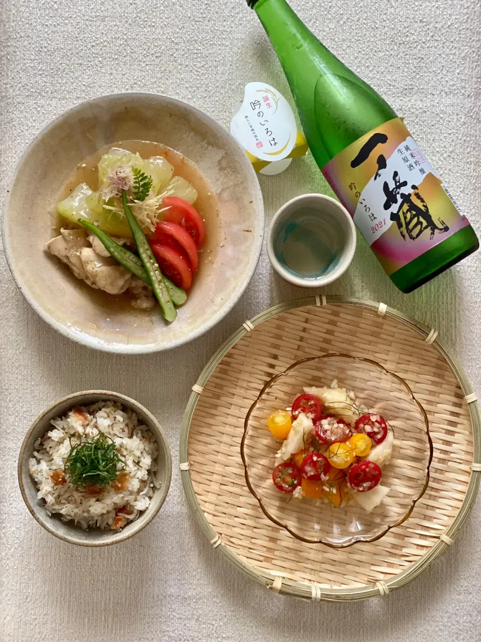 🇯🇵🍚🥢WASHOKU 🍶本日の日本酒： 一ノ蔵 純米吟醸 生原酒 吟のいろは|ゆきぽん@ゆきの家飲み料理さん