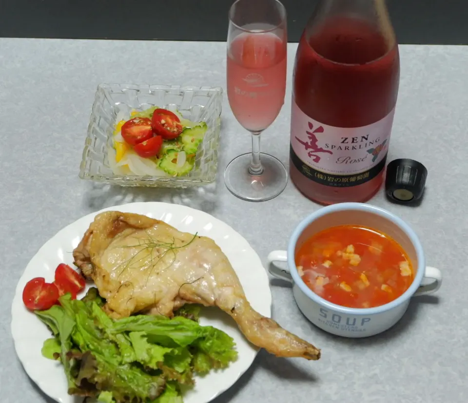 Snapdishの料理写真:娘が作った晩ご飯|Orie Uekiさん