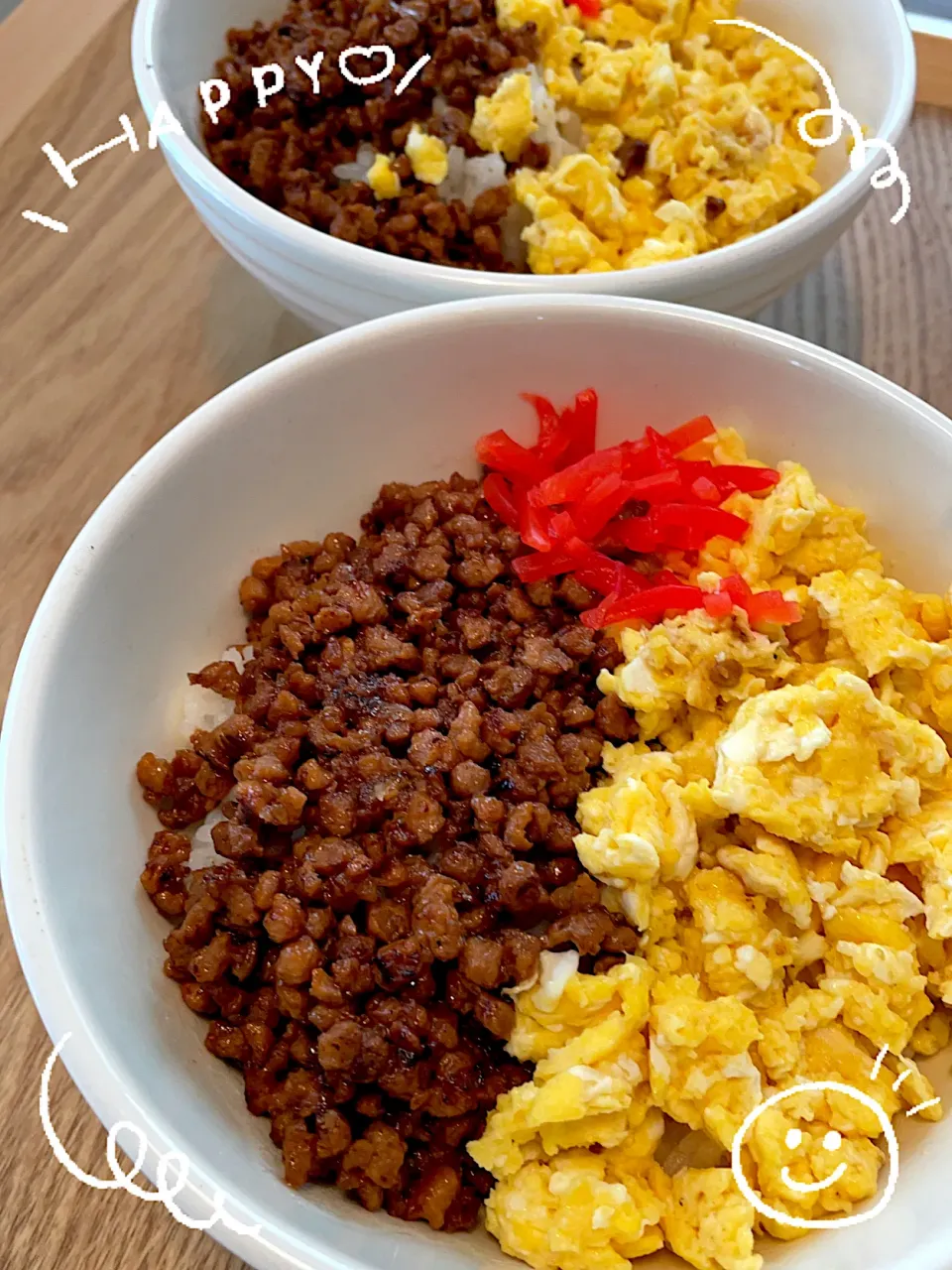 大豆ミートでそぼろ丼😋|ばーばちゃんさん