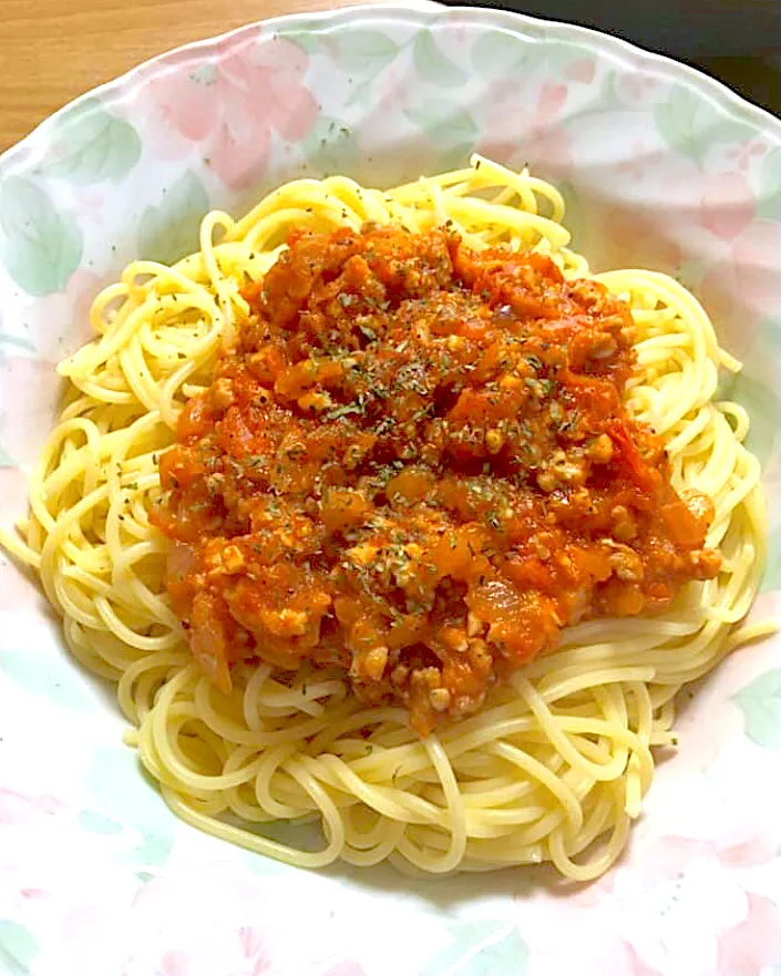 自家製ミートソースのスパゲティ❣️|のっしーさん