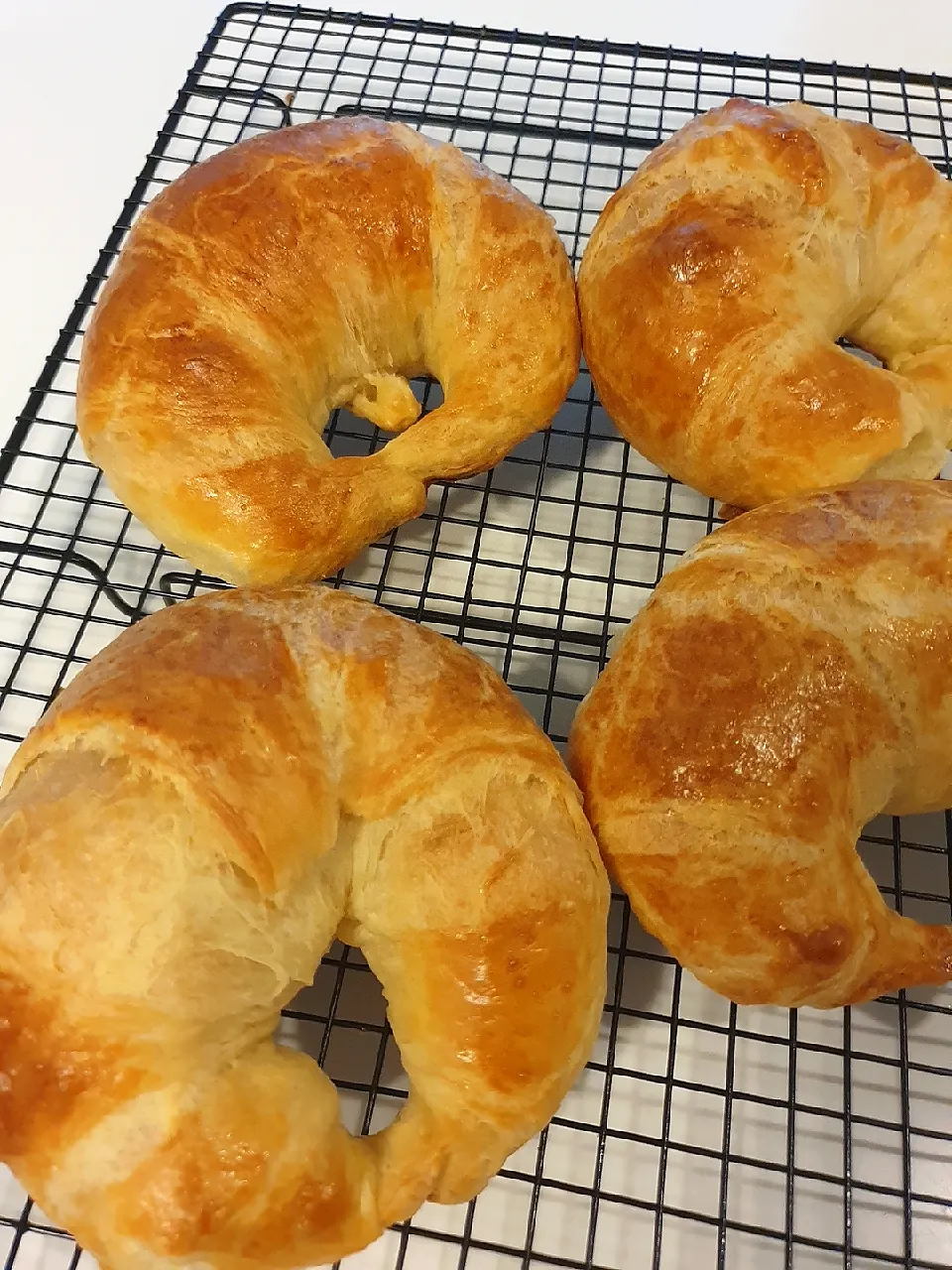 Happy weekend! Freshly bake croissants|YCさん