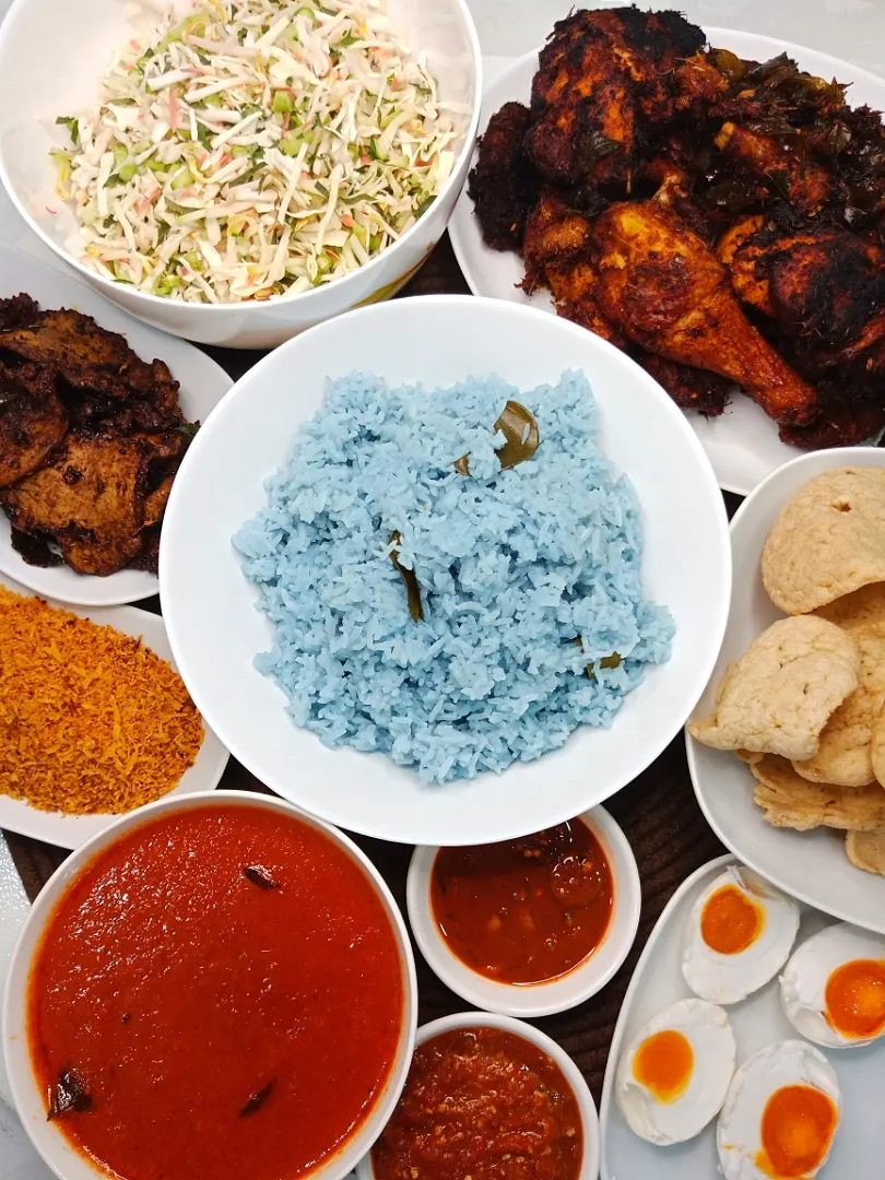 Nasi Kerabu|qampung peopleさん