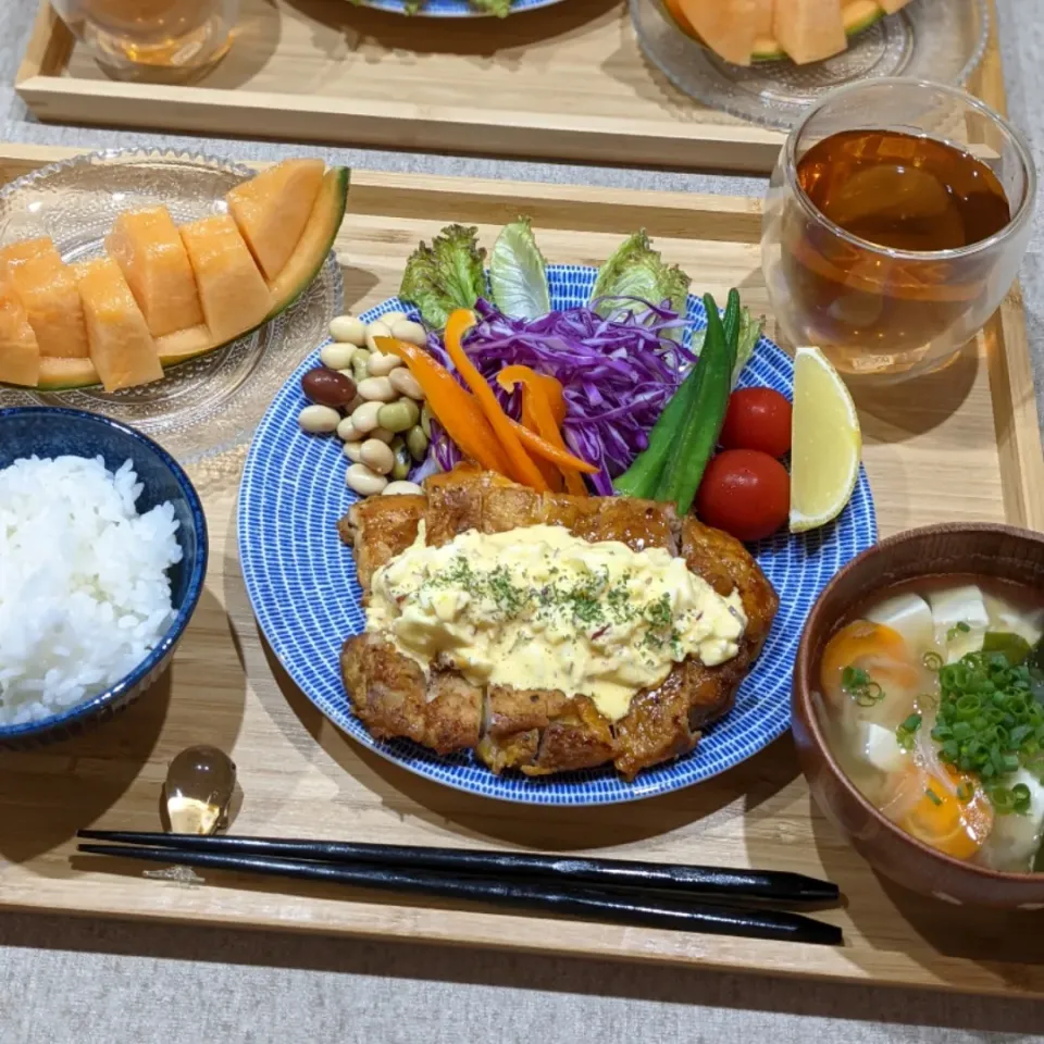 Snapdishの料理写真:甘酒deチキン南蛮❤️|シュワシュワキッチンさん