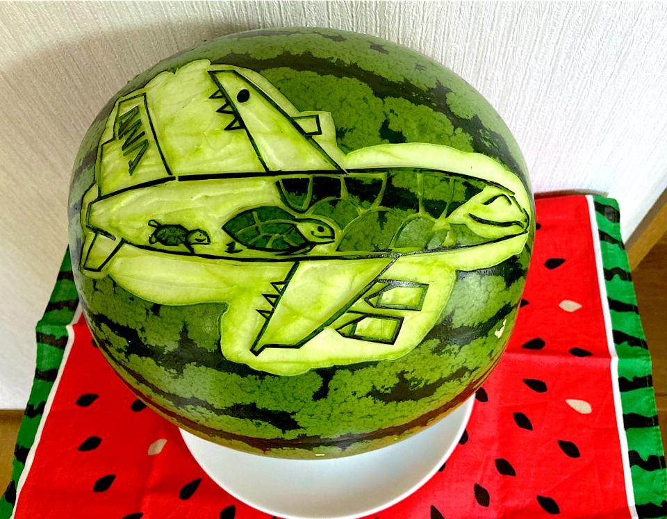🍉スイカアート