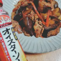 Snapdishの料理写真:ナスと豚肉最強コンビ！
甘辛オイスター炒め|♡さぁや♥さん