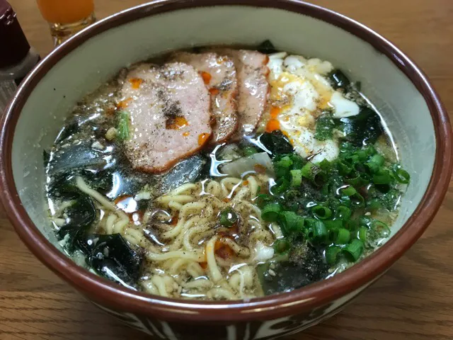 Snapdishの料理写真:マルちゃん正麺🍜、醤油味❗️(´∀｀)✨|サソリさん