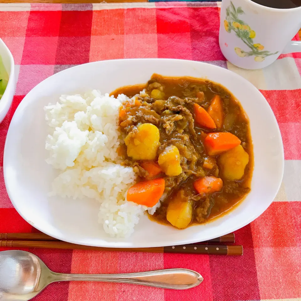 圧力鍋でビーフカレー🍛🥄|mayuさん