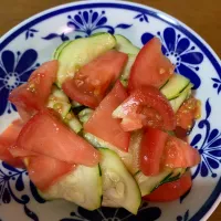 トマトとズッキーニのマリネです。|レモンさん