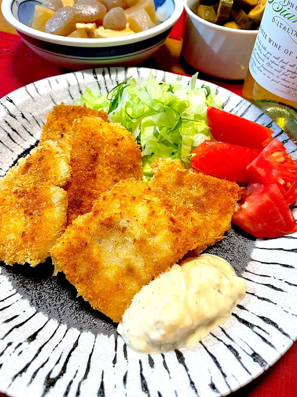 Snapdishの料理写真:白身魚のフライタルタル🍀|おかちさん