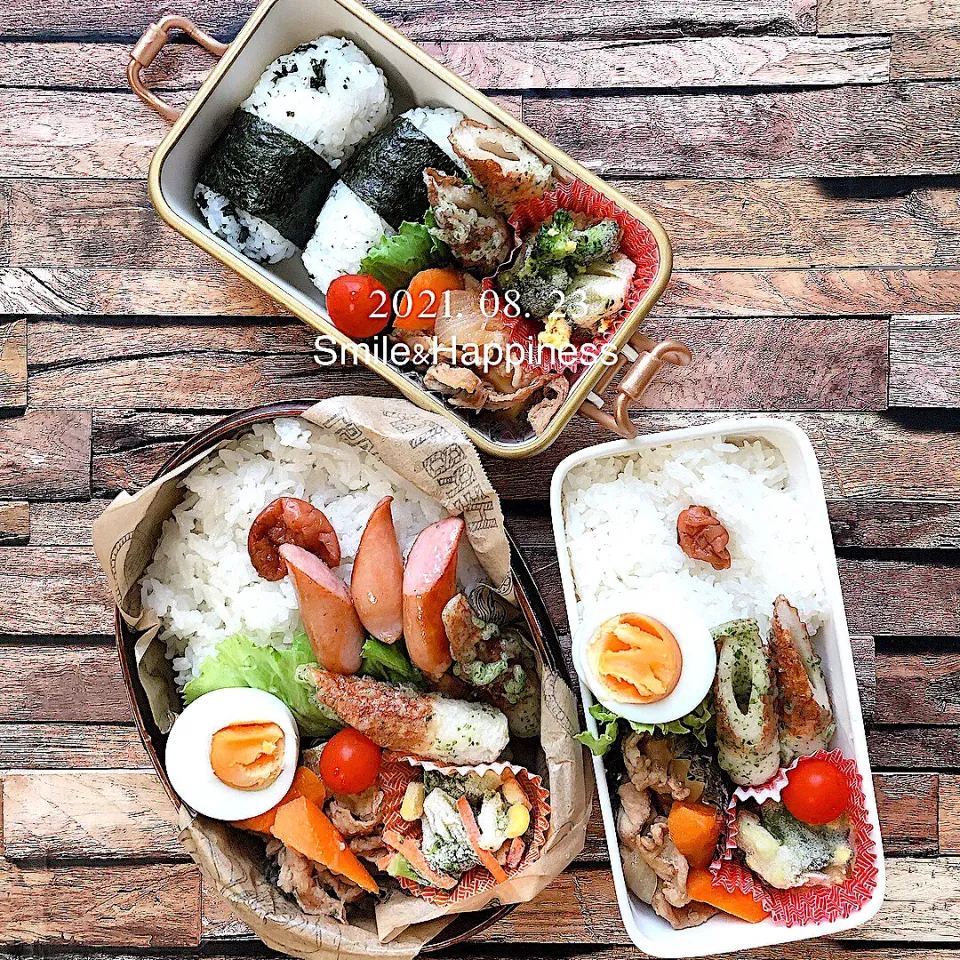 3人弁当😁|Rie Naganoさん