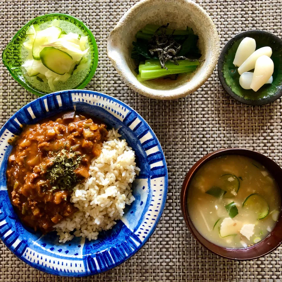 茄子のキーマカレー🍛|saoricocoさん