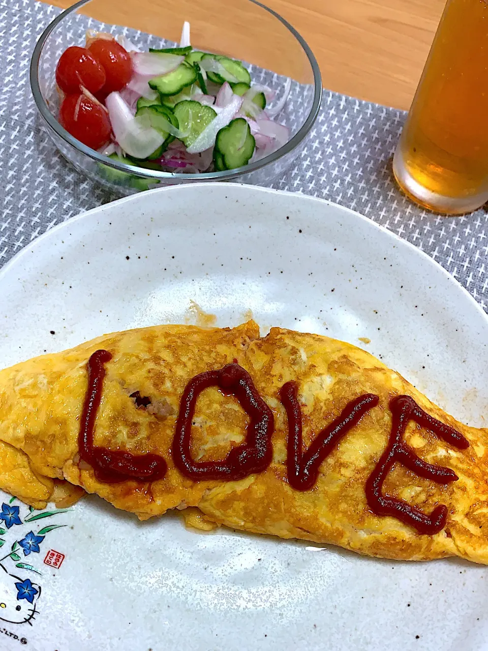 🧡お昼にオムレツ🥚|イタパセさん