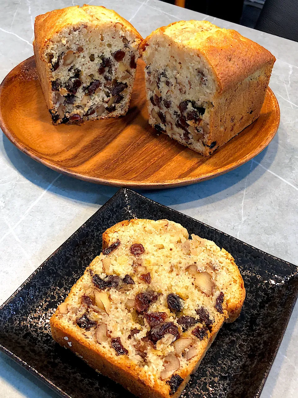 くるみとレーズンのパウンドケーキ|ちいさん