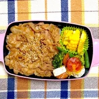 Snapdishの料理写真:💜8月23日お弁当💜|あーさん