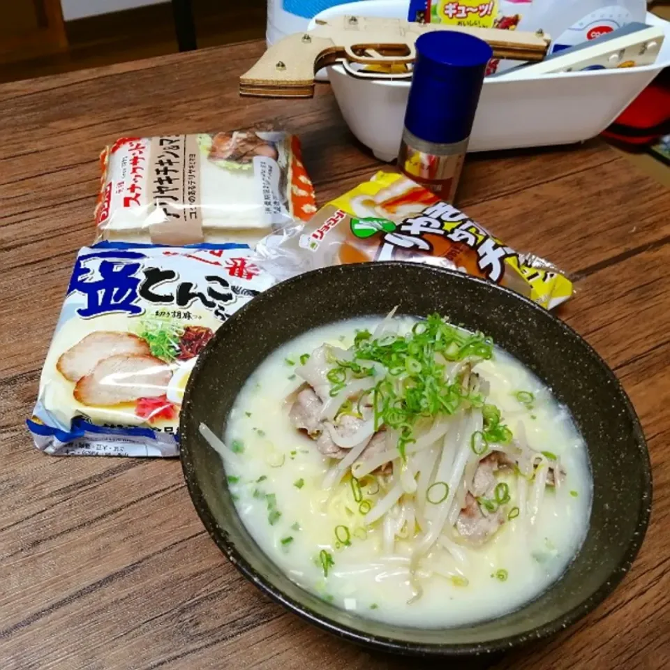 サッポロ一番塩とんこつラーメンの冷やし。|ariyo4200さん