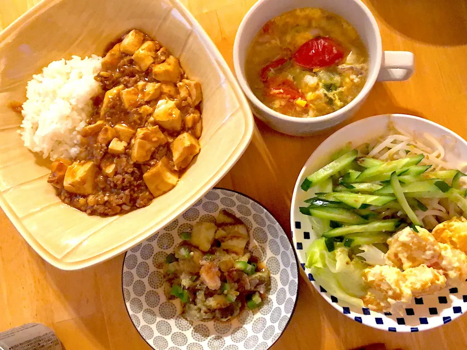 麻婆豆腐定食|ぴったんママさん