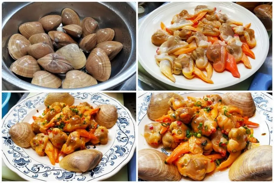 hot and spicy stir-fried yellow clams|steven z.y.さん