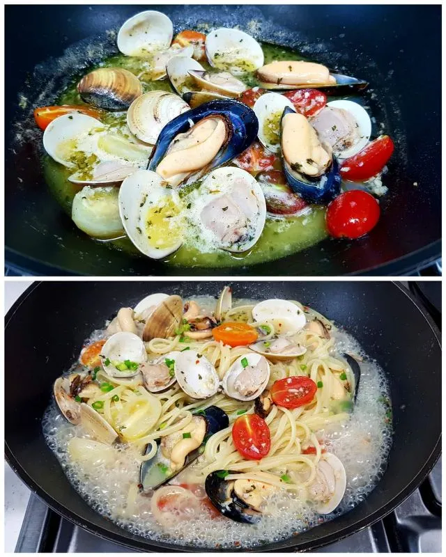 pasta with tomato and clams|steven z.y.さん