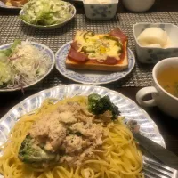 cream salmon pasta|marian ilanoさん