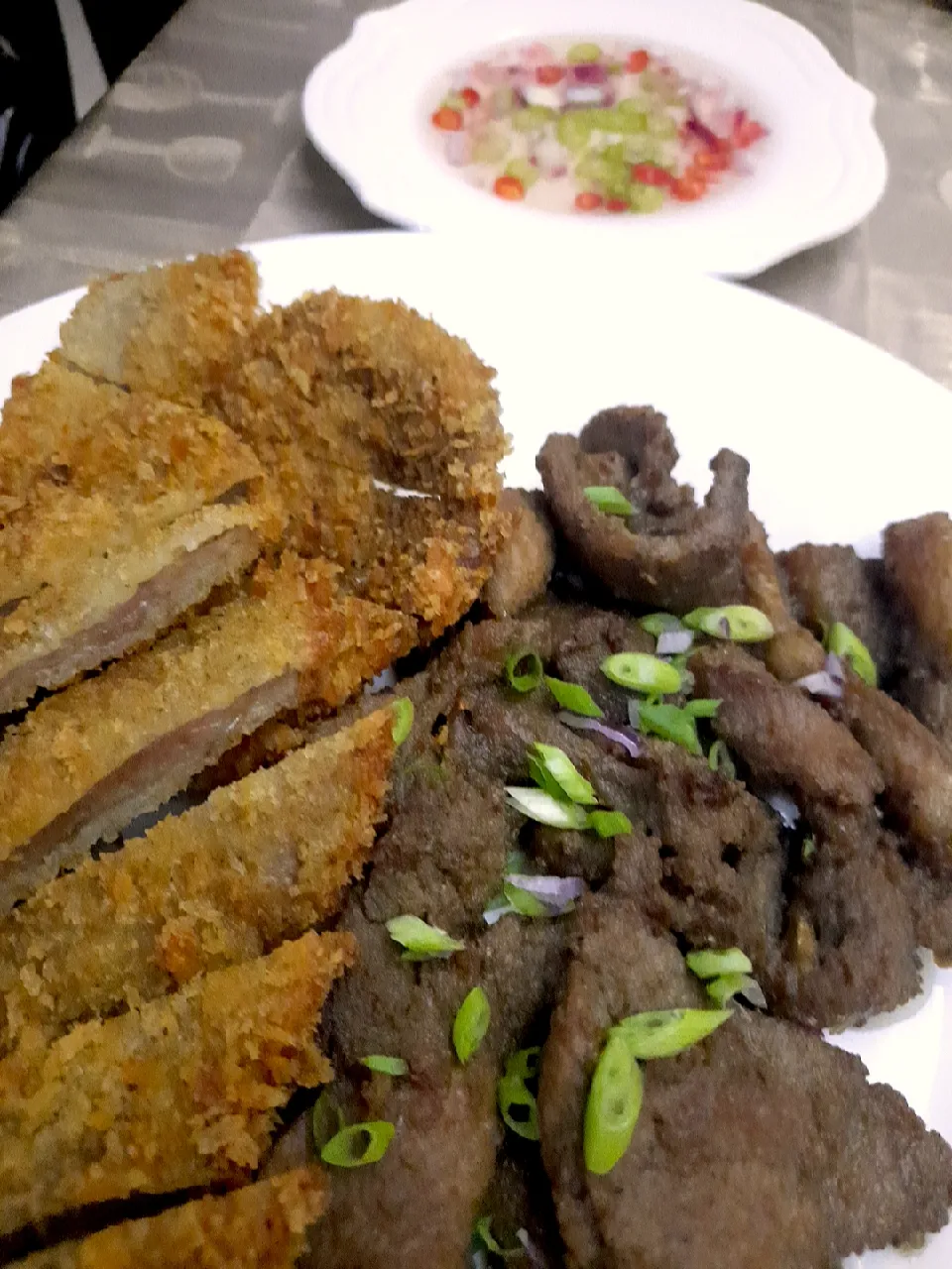 Classic Pork Tonkatzu and Classic Pinoy Pork Tapa|Khristoffer A. Esguerraさん