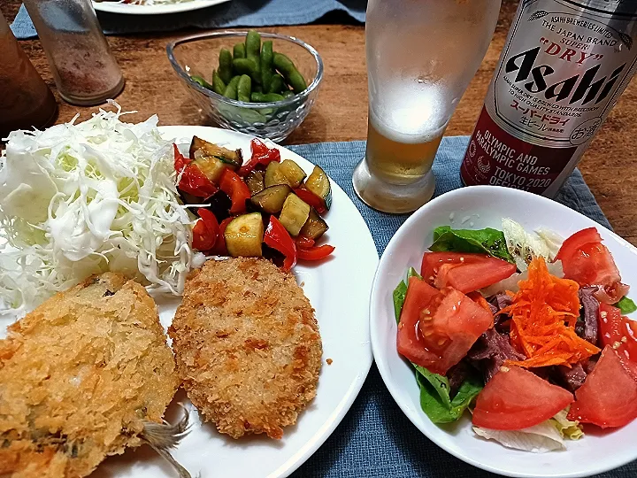 生協冷凍揚げるだけで洋食屋さんぽく|ぱいんてーるさん