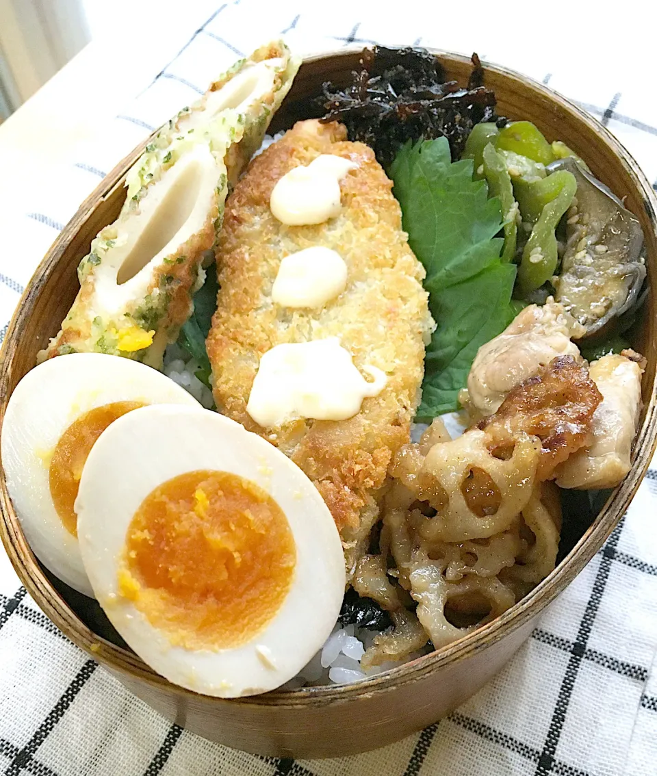 Snapdishの料理写真:今日のパパ弁当はのり弁♪|key♪さん