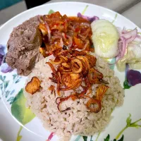 Snapdishの料理写真:Nasi Daging|Dhilaさん