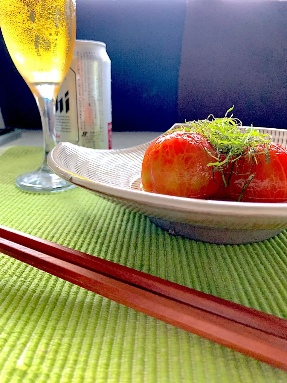 Snapdishの料理写真:ひんやり冷やしトマト🍅の甘酢漬け|もっちぃさん