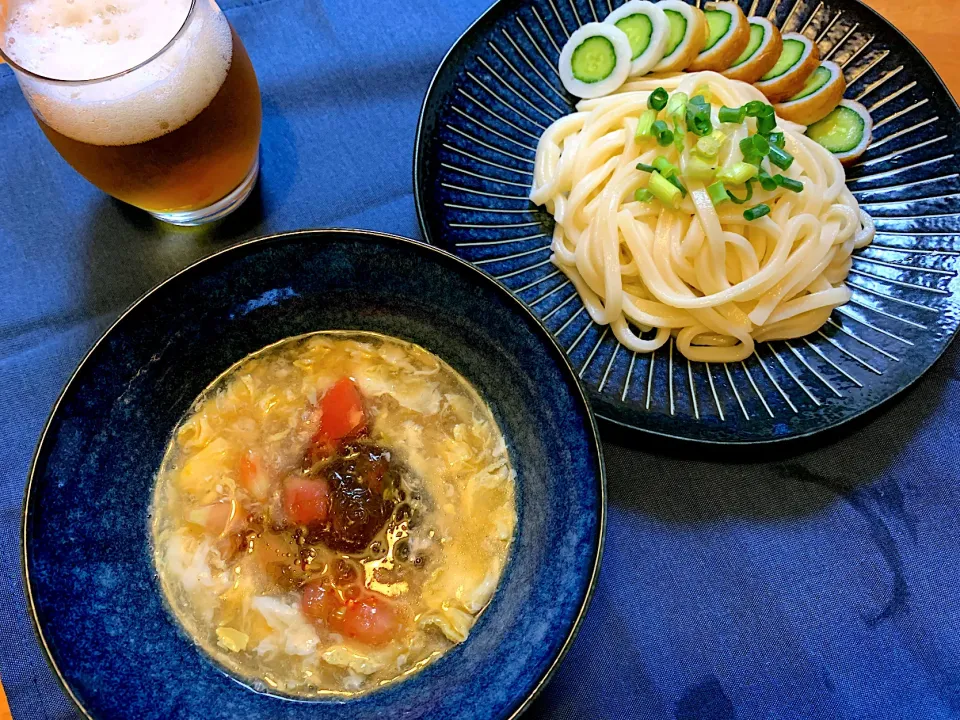 Snapdishの料理写真:酸辣湯風つけうどんby noritz_jp|fu♡さん