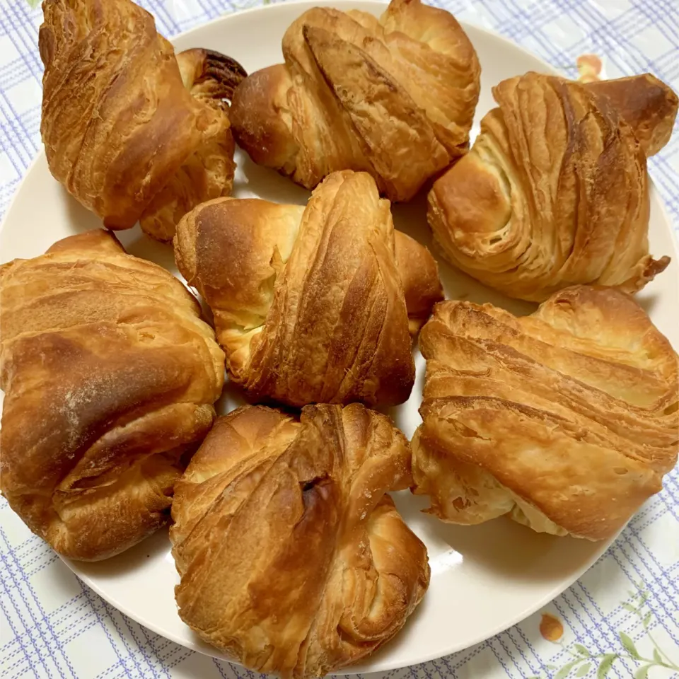 Snapdishの料理写真:またクロワッサン🥐息子作|iguigupopさん