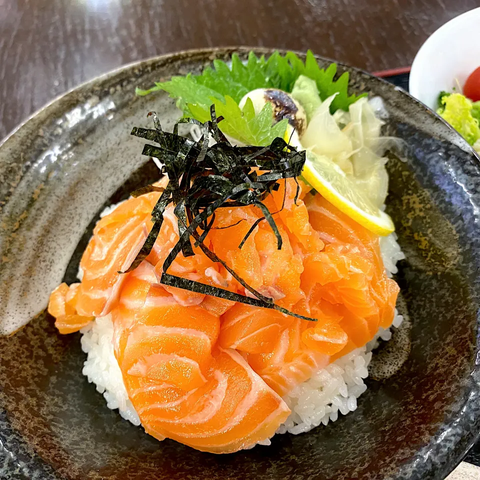 Snapdishの料理写真:サーモン大漁丼🐟|buhizouさん