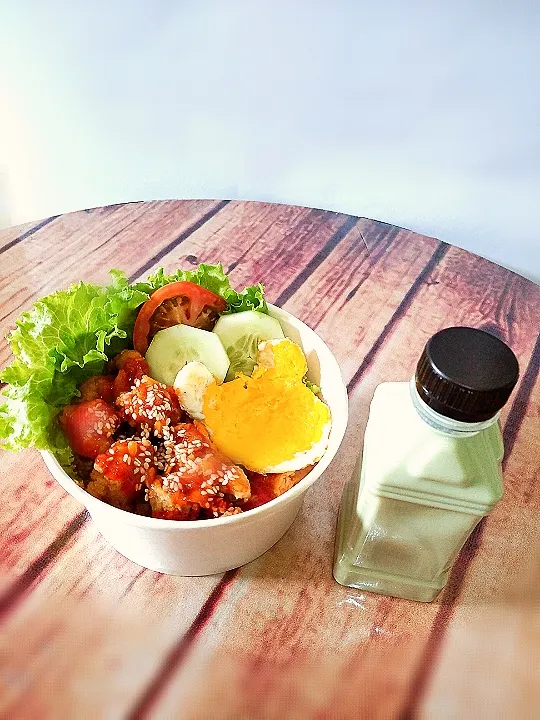 rice bowl ayam popcorn drakor|Ahmad Bagus Riadiさん