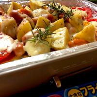 りまこちゃんのジャガイモとローズマリーのオーブン焼き💕 をホットプレートで😊