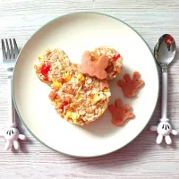 Fried rice with egg and pork luncheon|Susie Joさん