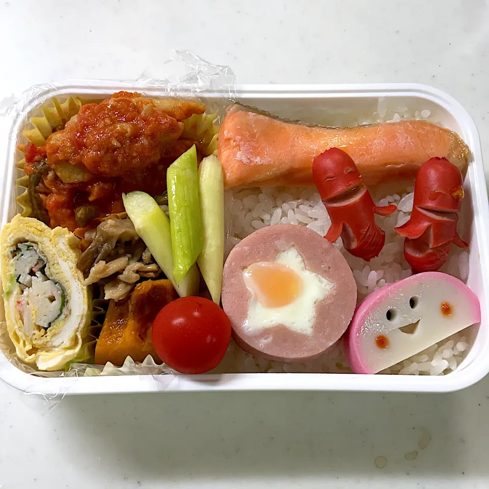 Snapdishの料理写真:2021年8月27日　オレ弁当♪|クッキングおやぢさん