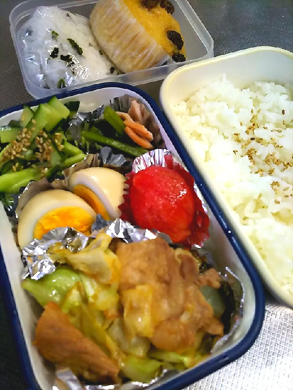 豚キャベツ炒め弁当|ぱんださん