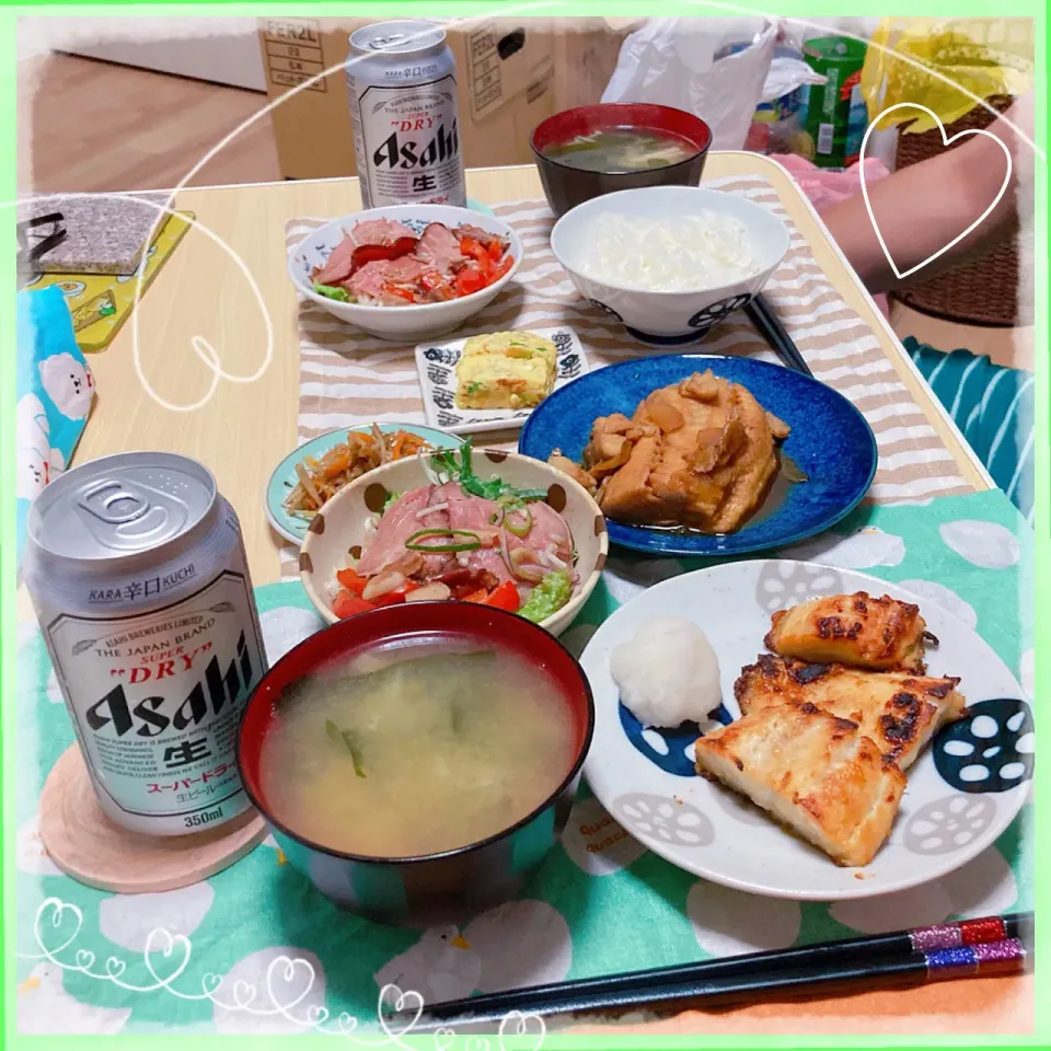 Snapdishの料理写真:８／２３ ｍｏｎ 晩ごはん🍴＊○°|rinaronarさん