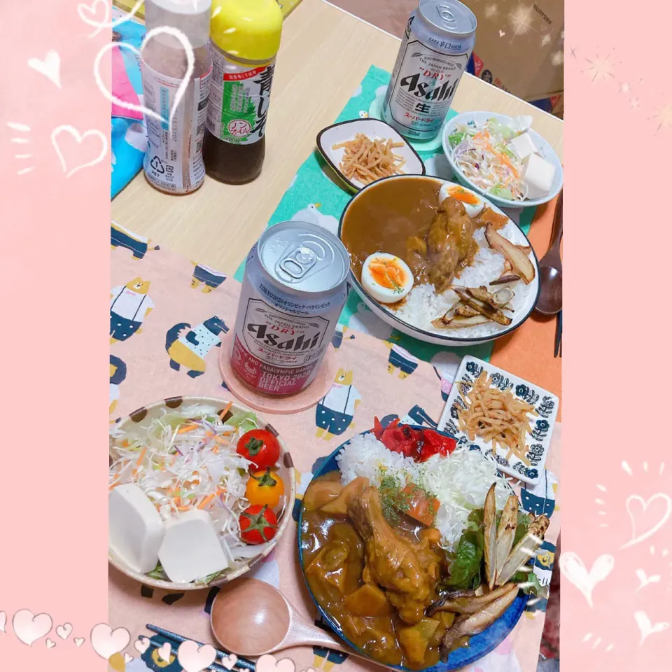 ８／２５ ｗｅｄ 晩ごはん🍴＊○°|rinaronarさん